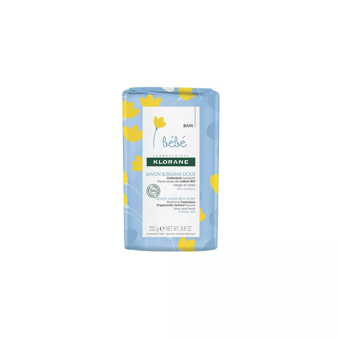 Klorane Bebe Savon surgras doux 250g